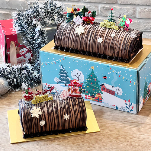 M29) Raspberry Chocolate Logcake