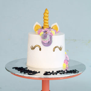 A-C19) Unicorn Rainbow Cake